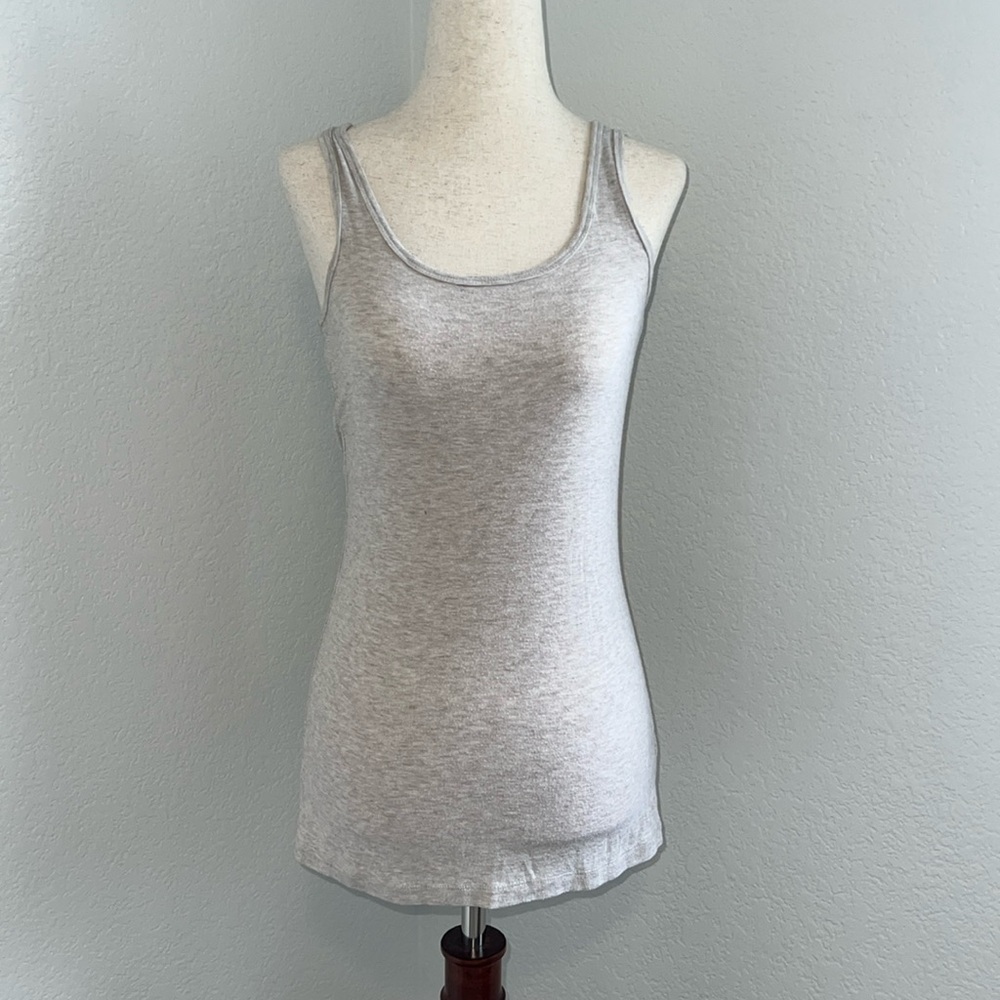 Cabi 5069 Heathered Oatmeal / Beige Tank Top Size Small